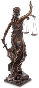 Статуэтка "Фемида - богиня правосудия" из полистоуна