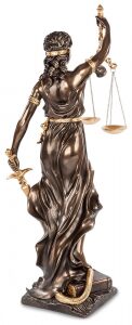 Статуэтка из полистоуна "Фемида - богиня правосудия"