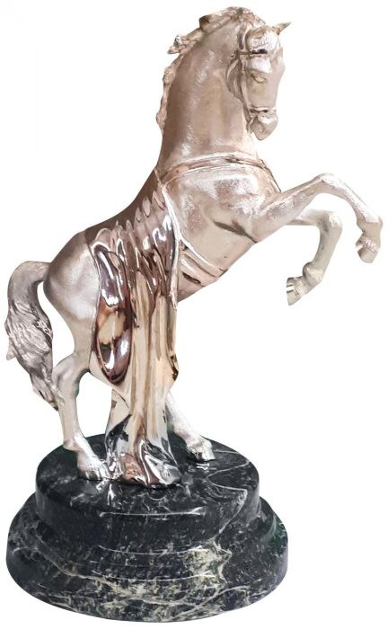 Статуэтка из бронзы "Конь" (никель)