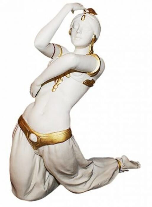 Статуэтка "Турчанка в танце", цвет: белый