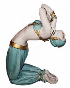 Статуэтка "Турчанка в танце", цвет: разноцветный