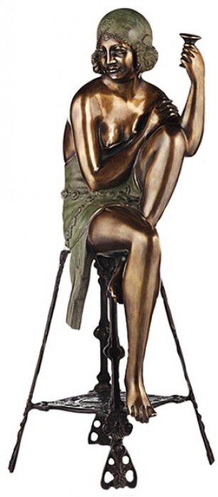 Скульптура "Наложница" из бронзы