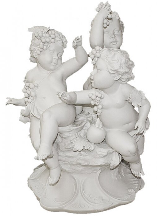Скульптура  "Три ангела" фарфоровая