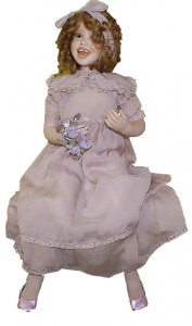 Кукла коллекционная фарфоровая "Шарлотта"