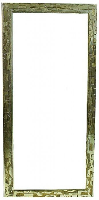 Зеркало с серебряным декором