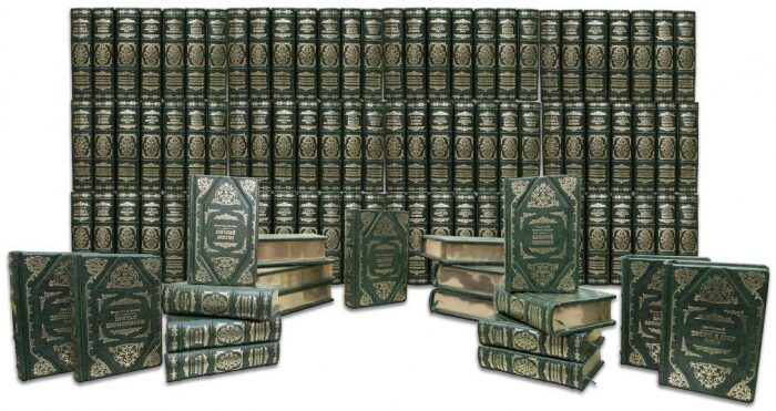 Подарочные книги "Библиотека всемирной литературы" Marma green (100 томов)