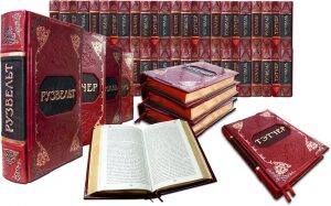 Подарочные книги "Гении Власти" Nero e rosso (47 томов)