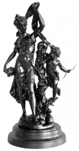 Скульптура "Весна с Амуром" (чугун)