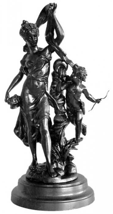 Скульптура "Весна с Амуром" (чугун)