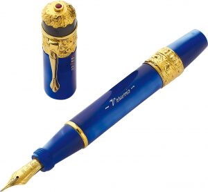 Перьевая ручка "Везувий синяя (VEZUVIO BLUE)"