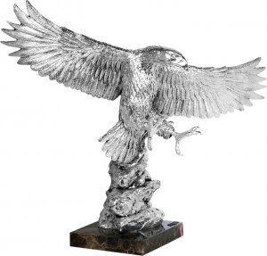 Скульптура "Орёл" посеребрение (Silver Eagle)