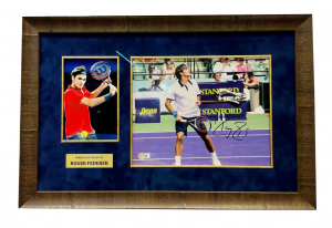 Фотография с автографом теннисиста Роджера Федерера