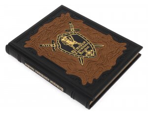 Подарочная книга в кожаном переплете "История крестовых походов"