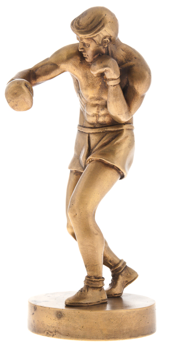 Скульптура бронзовая "Боксёр"