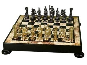 Шахматы из камня "Римский триумф"