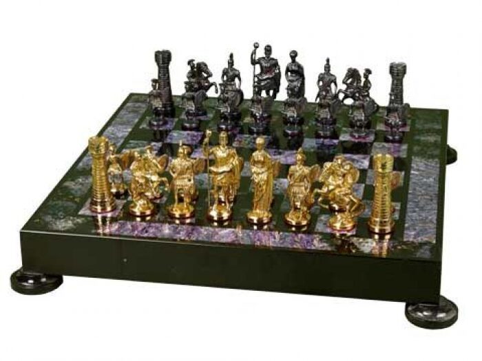 Шахматы из камня "Римская империя"
