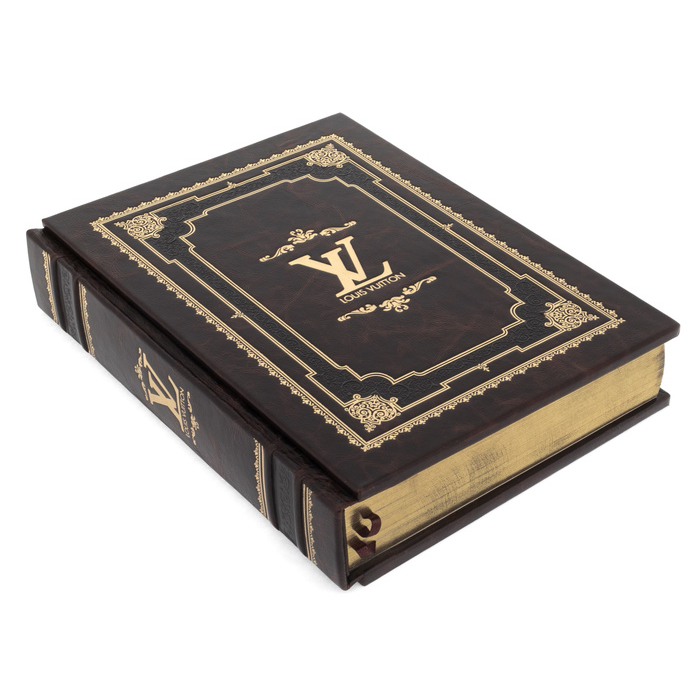 Подарочная книга в кожаном переплете "Louis Vuitton"