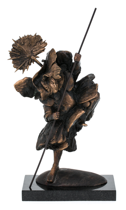 Авторская скульптура из бронзы "Самурай"