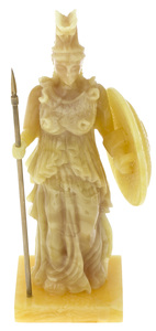 Статуэтка из янтаря "Богиня Афина"
