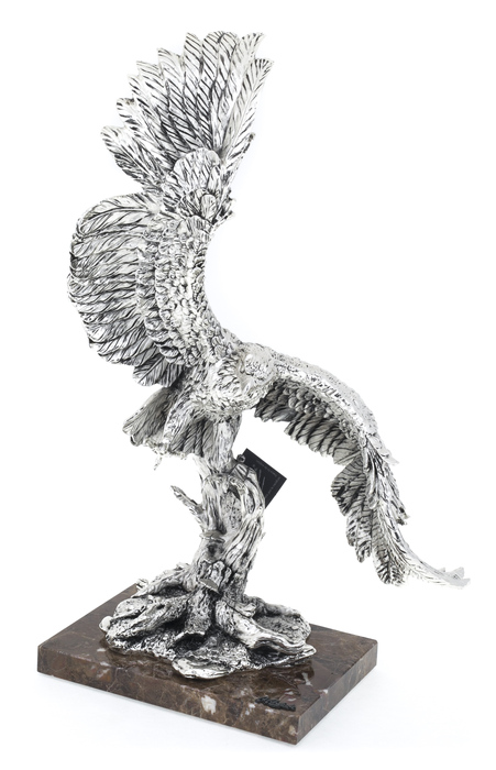 Скульптура "Орел" посеребрение (Silver Eagle)