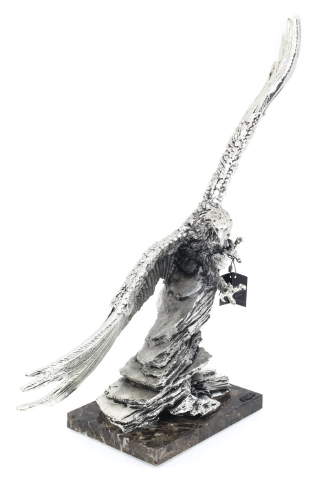 Скульптура "Серебряный орёл" посеребрение (Silver Eagle)