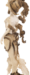 Скульптурная композиция из бивня мамонта "Русалка"