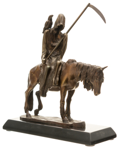 Статуэтка из бронзы "Смерть на коне"