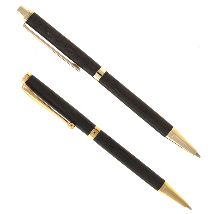 Набор ручка и карандаш из мореного дуба "Классика"