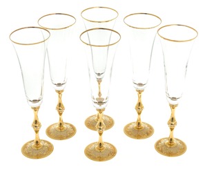 Набор из 6 бокалов для шампанского "Этикет"