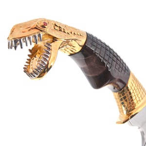 Нож с подставкой "Тиранозавр" Златоуст
