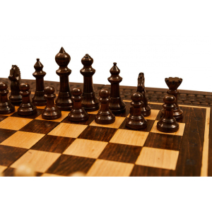 Шахматы из ценных пород дерева "Багрдатидская Армения" резные