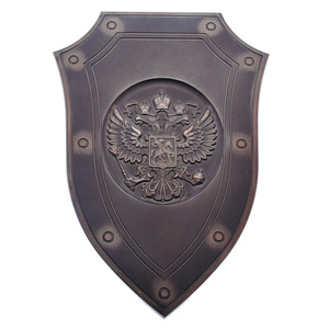 Деревянный щит с шампурами "Герб РФ"