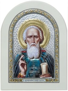 Икона "Святой Преподобный Сергий Радонежский"