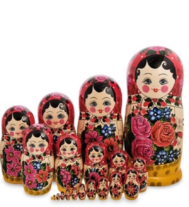 Матрешка 20-кукольная (Семеновская)
