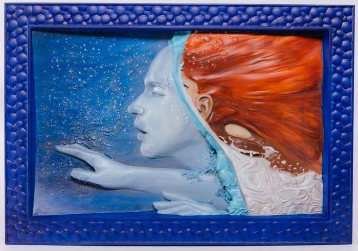 Linden panel "Woman on the water"