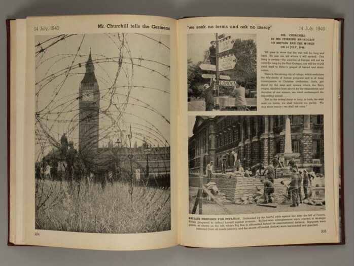 Книга «Вторая мировая война в фотографиях» на англ. языке, Лондон, 1946 г.
