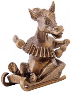 Статуэтка бронзовая "Лошадь" из серии «Восточный календарь»