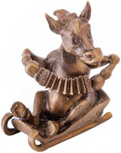 Статуэтка бронзовая "Лошадь" из серии «Восточный календарь»