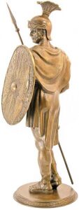 Скульптура бронзовая "Римский воин"