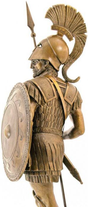 Скульптура бронзовая "Спартанский воин"
