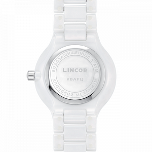 Наручные кварцевые часы Lincor белые