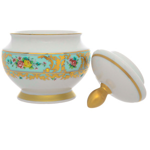 Чайный сервиз на 6 персон "Vienna Seladon Gold" 15 предметов