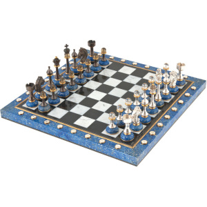 Шахматы из лазурита "Королевские"