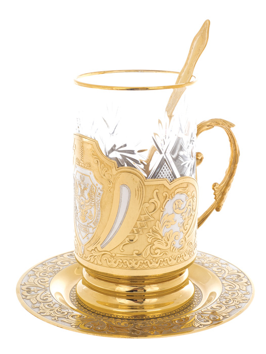 Чайный набор с эмблемой ФСБ, Златоуст