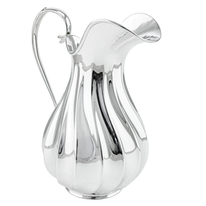 Набор "Торче" серебряный с крышкой : стакан, кувшин в футляре