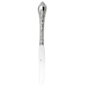 Серебряный столовый набор "Виноградная лоза": вилка, ложка, нож, чайная ложка.