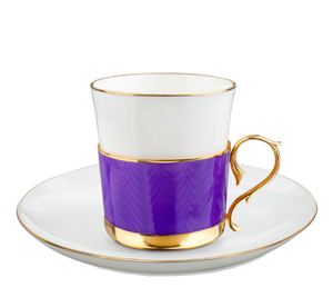 Подарочный кофейный набор с шарами, фиолетовый