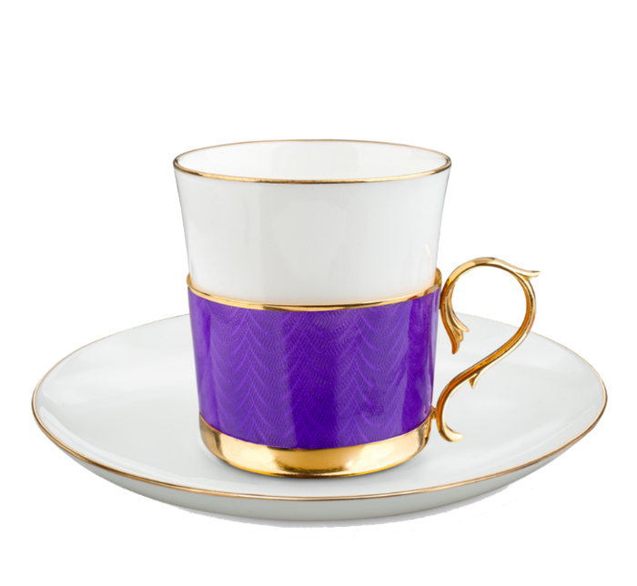 Подарочный кофейный набор с шарами, фиолетовый