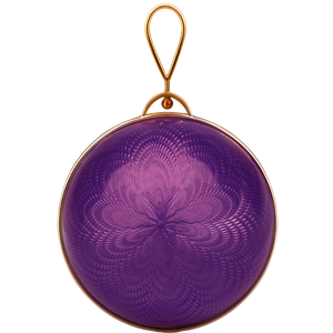 Ювелирный елочный шар, фиолетовый