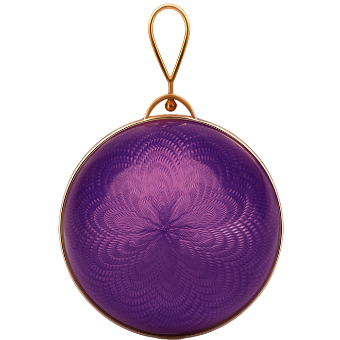 Ювелирный елочный шар, фиолетовый